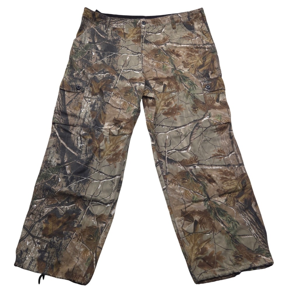 VTG Liberty Realtree Camouflage‎ Cargo Hunting Camo Pants Mens 2XL 44/46
